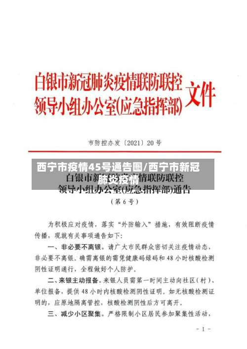 西宁市疫情45号通告图/西宁市新冠肺炎疫情-第1张图片