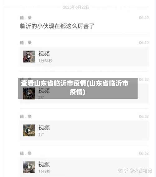 查看山东省临沂市疫情(山东省临沂市 疫情)-第2张图片