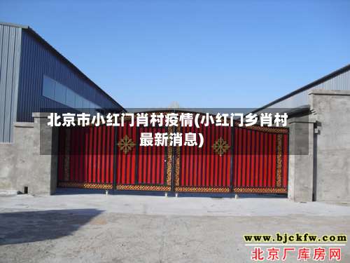 北京市小红门肖村疫情(小红门乡肖村最新消息)-第3张图片