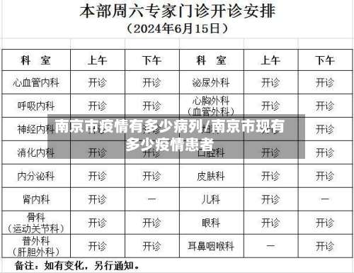 南京市疫情有多少病列/南京市现有多少疫情患者-第1张图片