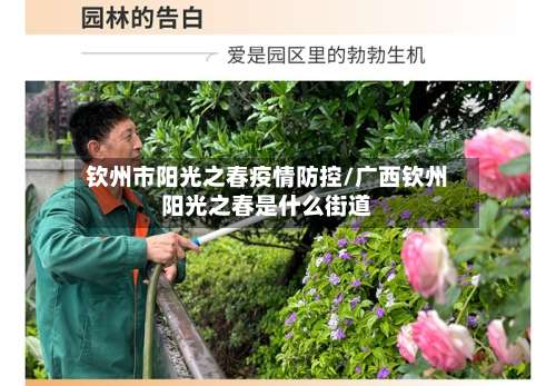 钦州市阳光之春疫情防控/广西钦州阳光之春是什么街道-第2张图片