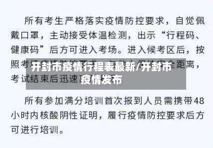开封市疫情行程表最新/开封市疫情发布-第1张图片