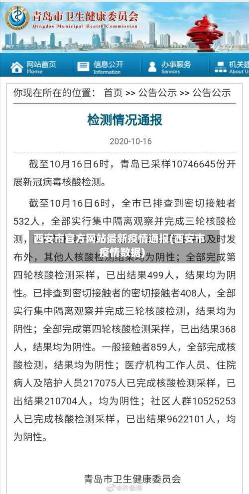 西安市官方网站最新疫情通报(西安市疫情数据)-第1张图片