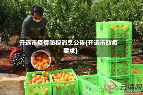 开远市疫情防控消息公告(开远市防疫要求)-第1张图片