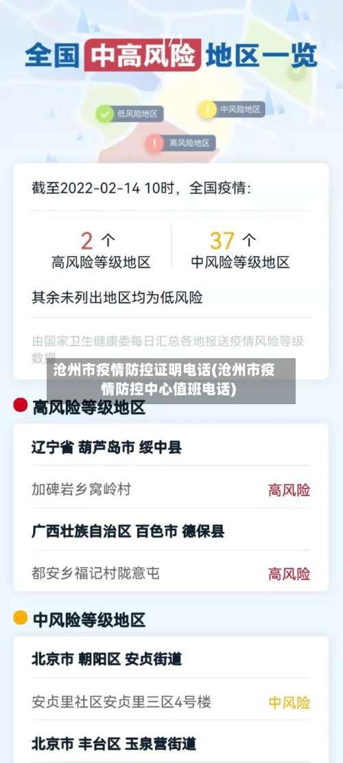 沧州市疫情防控证明电话(沧州市疫情防控中心值班电话)-第3张图片